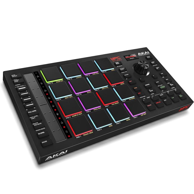 Controlador akai mpc studio midi usb produção musical - Teclado